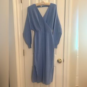 Amazon wrap top knit sweater dress - New